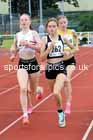 Girls under-15s 1500 metres, 2023 Northern Under-13s, Under-15s and Under-17s, Middlesbrough.  Photo: David T. Hewitson/Sports for All Pics